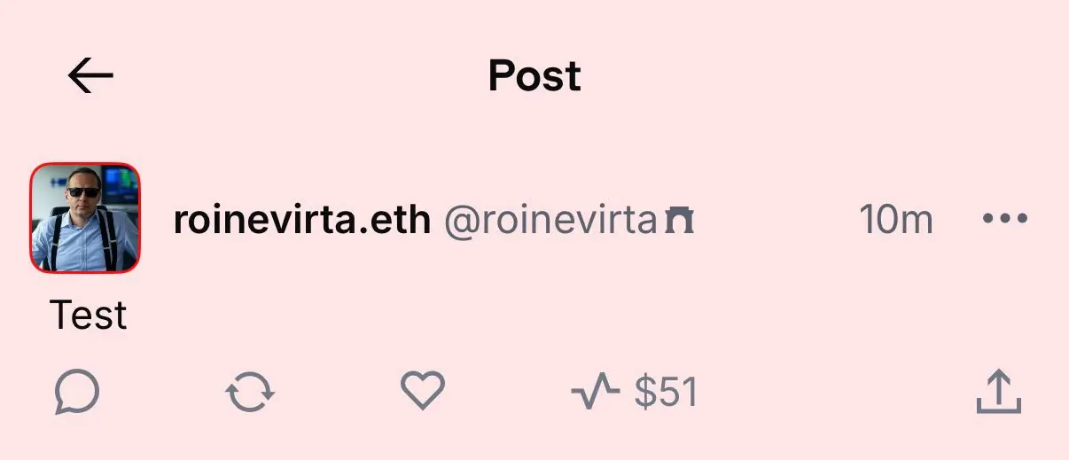 Figure 5: Coined post within TBA